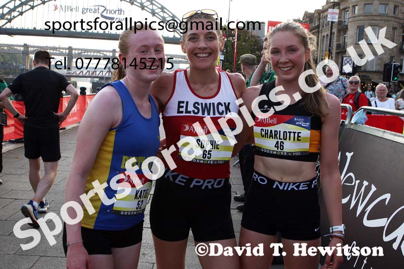 AJ Bell Great North 5k, Newcastle Quayside.  Photo: David T. Hewitson/Sports for All Pics